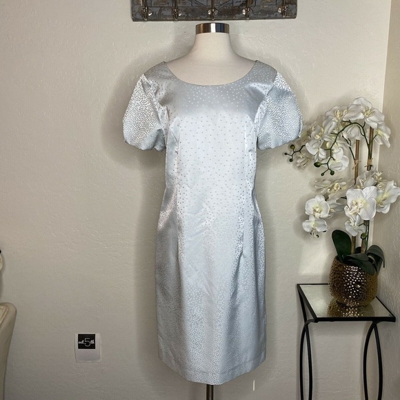 Helene Berman London Womens Light Blue Polka Dot - Picture 5 of 10